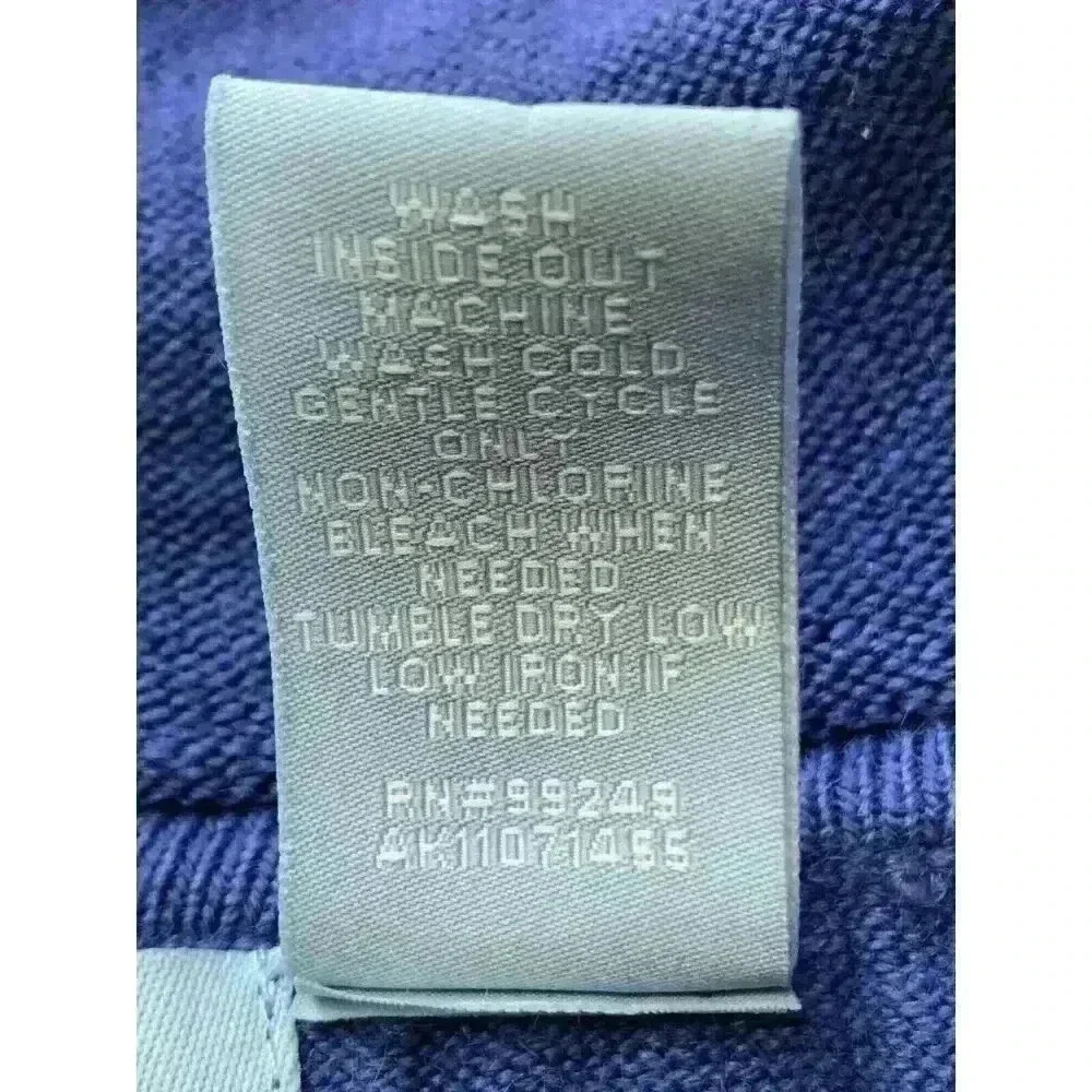 Liz & Me 3X full zip hooded sweater raglan sleeve pockets blue - Picture 4 of 7
